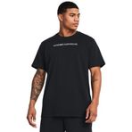 Under Armour Erkek Antenman Tişört UA HW LOGO OVERLAY EMB SS White - Black SM
