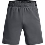 Under Armour Erkek Antrenman Şortu UA Vanish Woven 6in Shorts Pitch Gray - Black SM