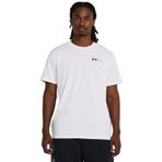 Under Armour Erkek Antrenman Tişört UA HW LC LOGO REPEAT SS White - Black MD