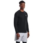 Under Armour Erkek Cg Armour Fitted Crew uzun kollu nefes alan fonksiyonel tişört, hızlı kuruyan uzun kollu tişört