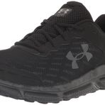 Under Armour Erkek Charged Assert 10 Camo Koşu Ayakkabısı, (001) Siyah/Siyah/Pitch Gri, 7