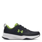 Under Armour Erkek Charged Edge Sneaker, (004) Siyah/Uzak Gri/Morph Yeşil, 42 EU