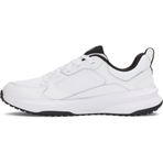 Under Armour Erkek Charged Edge Sneaker, (109) Beyaz/Siyah/Jasper Mavisi, 42.5 EU