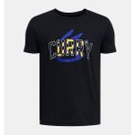Under Armour Erkek Çocuk Curry Logo Tişört 1383859-001 - 6 - 7 Yaş - Siyah-001