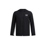Under Armour Erkek Çocuk Rakip Dokuma Ceket, (001) Siyah/Beyaz/Beyaz, XL