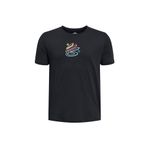 Under Armour Erkek Çocuk Tişört Curry Shoe Hook Tee 4 Black - White YMD