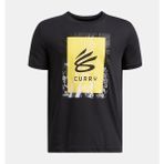 Under Armour Erkek Çocuk Ua Curry Trend Tee 1t-Shirt 1390409-001 - 7 Yaş - Siyah-001