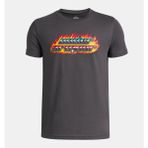 Under Armour Erkek Çocuk Ua Flame Kısa Kollu T-Shirt 6005059-025 - 7 Yaş - Gri-025