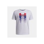 Under Armour Erkek Çocuk UA Logo Blur Kısa Kollu T-Shirt 6009280-100
