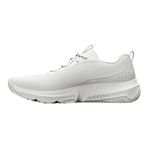 Under Armour Erkek Dynamic Select Cross Trainer, (100) Beyaz/Beyaz/Halo Gri, 8.5