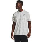 Under Armour Erkek Kısa Kollu 1357727-100 Camo Desenli Tişört Pamuklu Kumaş ile Rahat Kullanım - XS - Beyaz-100
