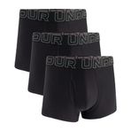 Under Armour Erkek Performans Teknolojisi 3 inç 3'lü Paket Katı Boxer Külot