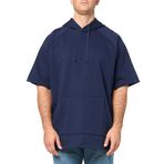 Under Armour Erkek Rakip Polar Kısa Kollu Kapüşonlu Svetşört, (410) Gece Mavisi / / Beyaz, 3XL