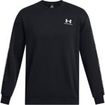Under Armour Erkek Simgesi Polar Crew Bantlama Sweatshirt, siyah, S