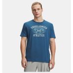 Under Armour Erkek Ua Armour Globe Kısa Kollu T-Shirt 6009261-498 - Mavi -498