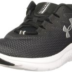 Under Armour Erkek Ua Charged Impulse 3 koşu ayakkabısı,Black Black Metallic Silver,44.5 EU