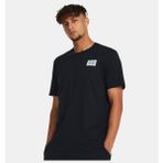 Under Armour Erkek UA Colorblock Logo Left Chest Tişört 1382828-001 - XS - Siyah-001