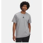 Under Armour Erkek Ua Curry Heavyweight Logo T-Shirt 1387107-035 - Gri-035