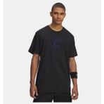 Under Armour Erkek Ua Curry Verbiage Tee T-Shirt 6007301-001 - Siyah-001