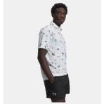 Under Armour Erkek Ua Drive Golf Trip Baskılı Polo T-Shirt 6012851-100 - Beyaz-100