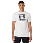 Under Armour Erkek UA GL Foundation Beyaz 100 L SS Tişört