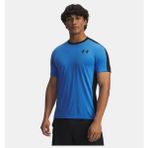 Under Armour Erkek Ua Heatgear Wordmark Kısa Kollu T-Shirt 6007758-402 - Mavi-402
