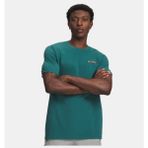 Under Armour Erkek Ua Heavyweight Armour Label Kısa Kollu T-Shirt 1382831-338 - Yeşil-338