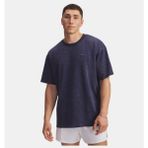 Under Armour Erkek Ua Heavyweight Oversized Logo Wash Kısa Kollu T-Shirt 1389147-403 - Mavi-403