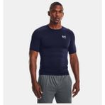 Under Armour Erkek Ua Hg Armour Comp Kısa Kollu T-Shirt 1361518-410 - Lacivert-410