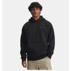 Under Armour Erkek Ua Icon Heavy Rib Kapüşonlu Sweatshirt 6008900-001 - Siyah-001