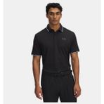 Under Armour Erkek Ua Playoff 3.0 Rib Polo T-Shirt 1388156-001 - Siyah-001