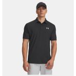 Under Armour Erkek Ua Playoff Jacquard Polo T-Shirt 1389846-004 - Siyah-004