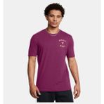 Under Armour Erkek Ua Project Rock 7 Kısa Kollu Tişört 1386878-505 - Mor-505 - XS