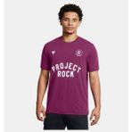 Under Armour Erkek Ua Project Rock Kısa Kollu Boh Tişört 1386890-505 - Mor-505 - XS