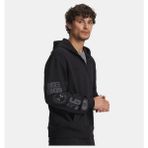 Under Armour Erkek Ua Rival Lightweight Graphic Fermuarlı Ceket 6014687-001 - Siyah-001