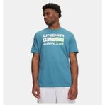 Under Armour Erkek Ua Team Issue Wordmark Kısa Kollu T-Shirt 1329582-466 - Mavi -466