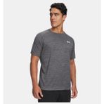 Under Armour Erkek Ua Tech Textured Kısa Kollu T-Shirt 1382796-026 - Gri-026