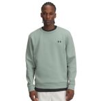 Under Armour Erkek UA Unstoppable Fleece Bisiklet Yaka Sweatshirt, Yeşil, S Beden