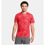 Under Armour Erkek Ua Vanish Elite Vent Baskılı Kısa Kollu Tişört 1383669-713 - Kırmızı-713