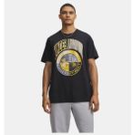 Under Armour Erkek Ua Varsity Crest Kısa Kollu T-Shirt 6009249-001 - Siyah-001