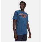 Under Armour Erkek Ua Wordmark Locker Tag Kısa Kollu T-Shirt 6012778-498 - Mavi -498
