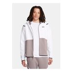 Under Armour Gri Erkek Fermuarlı Yaka Normal Kalıp Zip Ceket 1389352-015 UA Unstoppable Flc FZ H
