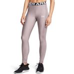 Under Armour HeatGear Rib Legging Kadın Tayt, Gri, LG