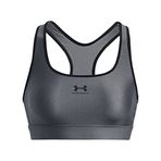 Under Armour Hg Armour Mid Padless kadın spor sütyeni, orta destekli, dolgusuz teri dışarı atan sütyen