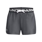 Under Armour Kadın Antrenman Şortu Play Up Solid Shorts Pitch Gray - Metallic Silver YXS