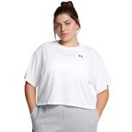 Under Armour Kadın Boxy Crop Logolu Kısa Kollu Tişört