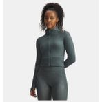 Under Armour Kadın Fermuarlı Ceket Mavi Suede Effect Özellikli Outdoor Giyim - Mavi-587