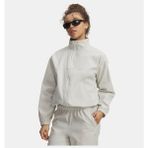 Under Armour Kadın Fermuarlı Ua Unstoppable Woven Ceket Hava Koşullarında Kullanım İçin İdeal 6010350-110 - Beyaz