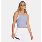 Under Armour Kadın Meridian Rib Crop Atlet 1384008-539 - Lila-539 - XL
