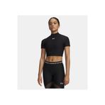 Under Armour Kadın UA HeatGear Crop Mock Kısa Kollu T-Shirt 6010006-008